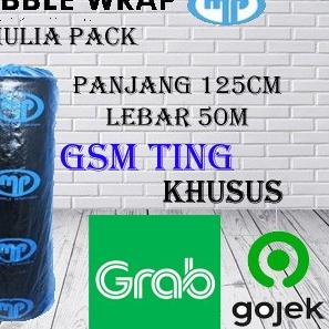 

Bubble Wrap Hitam Mulia Pack Uk 1,25m X 50m / 1 Roll / Gulungan - Hitam Polos