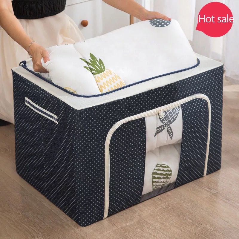 Storage Box Kotak Penyimpanan Serbaguna dengan Kerangka 24 L, 66L, 72L | Kotak Tempat Simpan Mainan Baju Sprei Serbaguna Kerangka