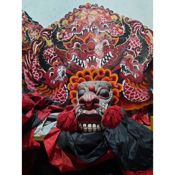 Barongan dewasa ukuran 22 full ukiran barongan cepaplok dewasa barongan caplokan pentas