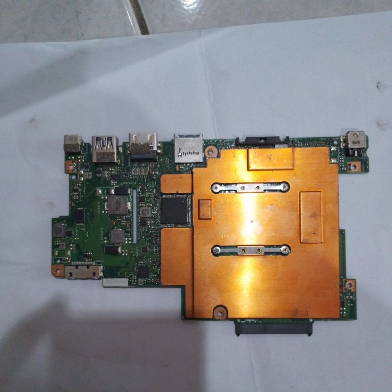 Mainboard motherboard laptop asus E203NAH nyala hidup no display