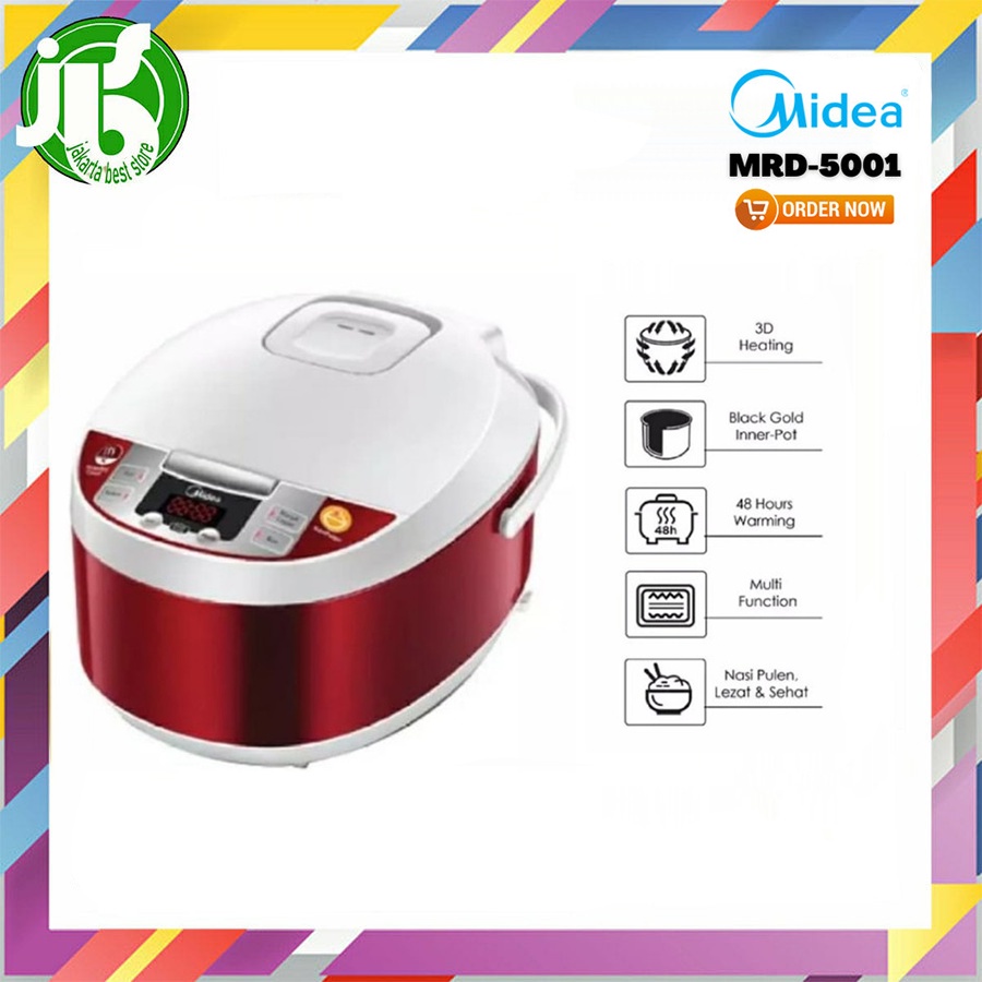 Jual MIDEA MRD5001 NEW EASY DIGITAL RICE COOKER Shopee Indonesia