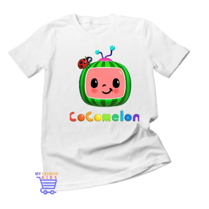 BAJU ANAK KAOS ANAK COCOMELON TERBARU BAHAN PREMIUM