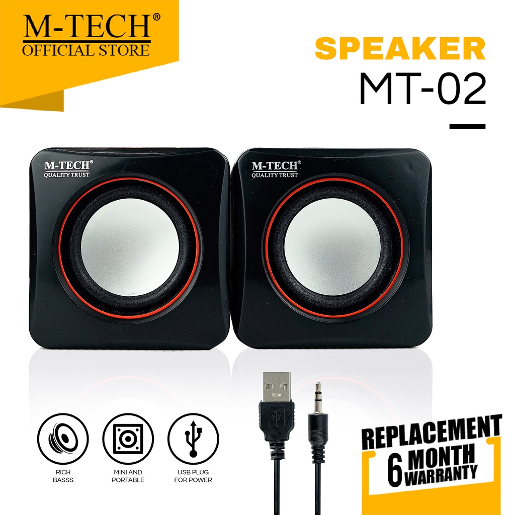 Speaker M-Tech Original Multimedia PC Komputer Laptop MT-02