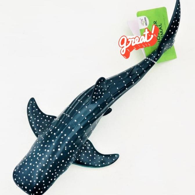 Mainan Ikan Hiu Paus Figure Ocean World Whale Shark Ikan Hiu Tutul