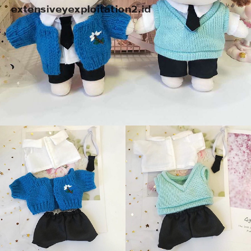 Mainan Pakaian Sweater Bahan Plush Ukuran 20cm Untuk Boneka