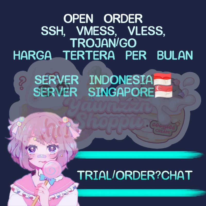 Baca Deskripsi Akun Ssh Vmess V2ray Trojan Ws/Go GRPC dan GFW Biznet Rackh HE Premium dll