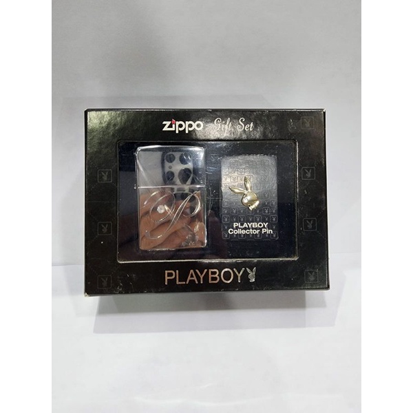 Original Zippo Playboy Gift Set with Pin Swarovski Crystal 2011