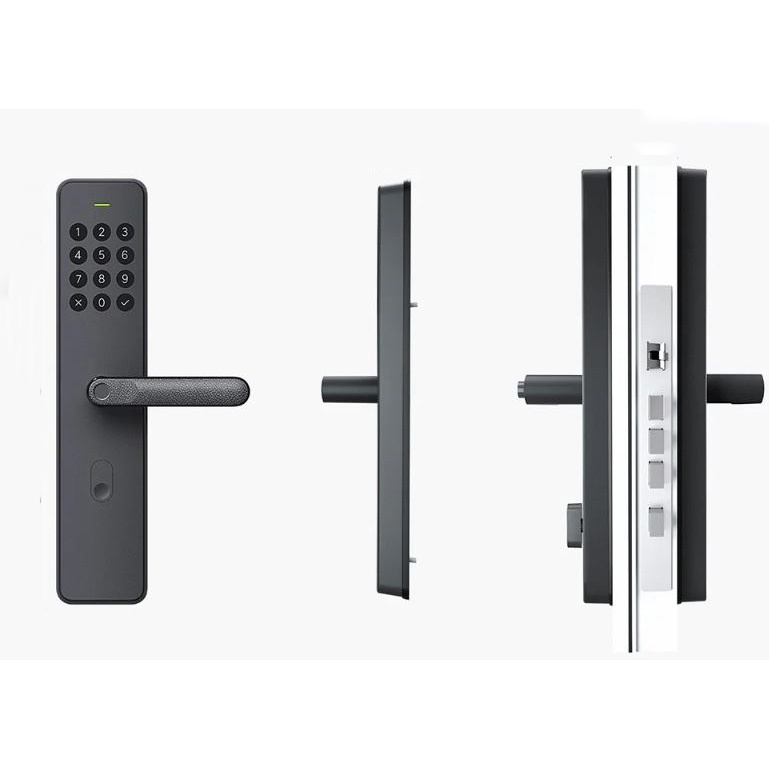 Mi Smart Door Lock Keyless Bluetooth Fingerprint Kunci Pintu Rumah - ZNMS01XMYP - Black