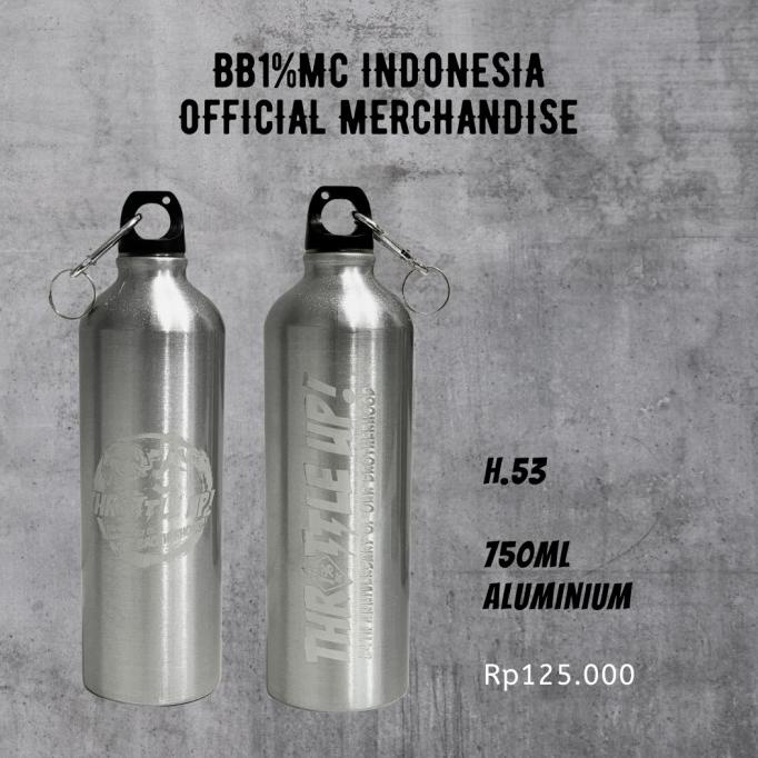 Tumbler Throttle Up H 53 Silver - BB1%MC Official Merchandise