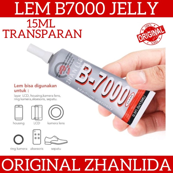 Original Zhan Li Da B7000 Lem Jelly Touchscreen Isi 15mL Clear Bening