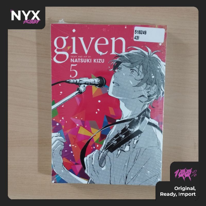Given Manga Komik English Import Volume 5