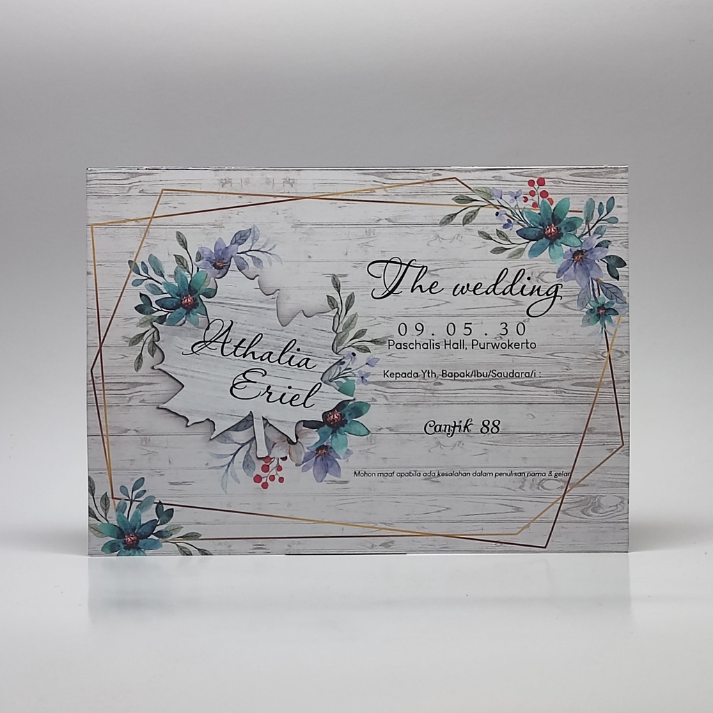 Kertas Blangko Undangan Cantik 88 Murah