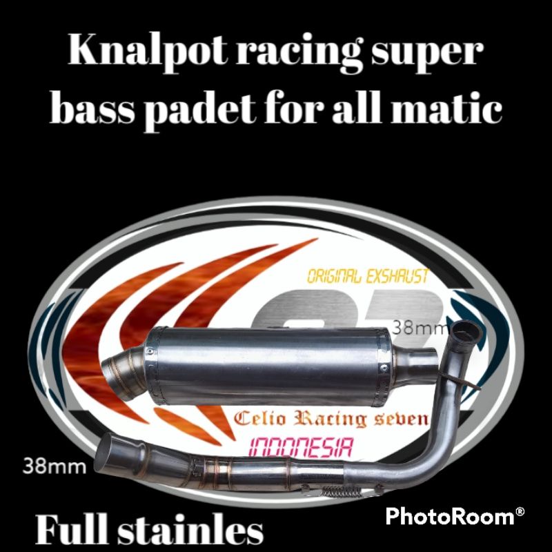 KNALPOT RACING MODEL KNALPOT BEST3 WRX INLET 38MM POLOS CUSTOM BUAT BEAT VARIO MIO J MIO SPORTY PCX N-MAX AEROX VARIO 110 DLL.