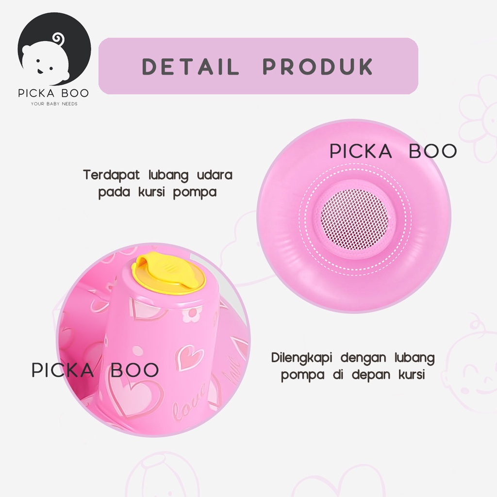 PICKA BOO Kursi Sofa Bayi Empuk Tidak Mudah Bocor Sudah Ada Pompa