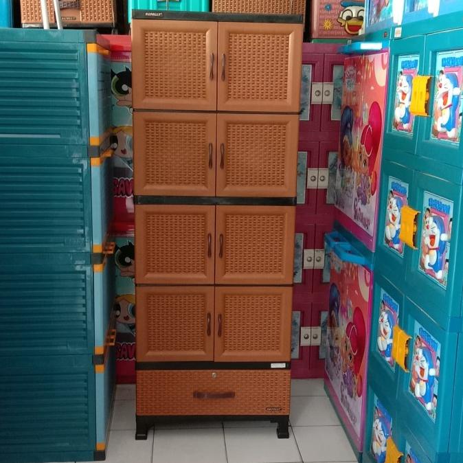 

lemari plastik napoli 4 ssn+ 1 laci stock ready