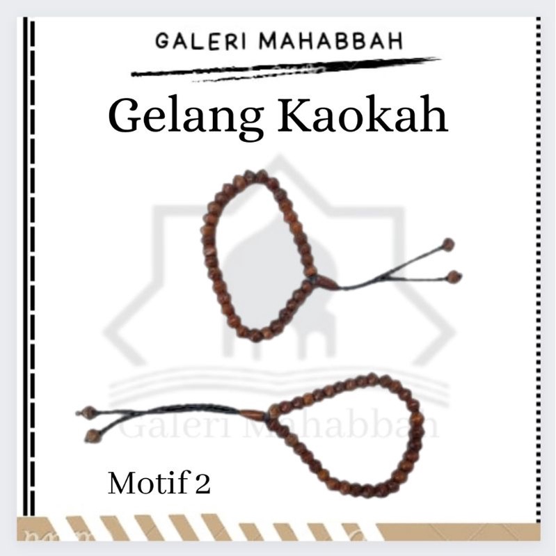 GELANG KAYU KAUKAH KAOKA KAOKAH TASBEH KAOKA