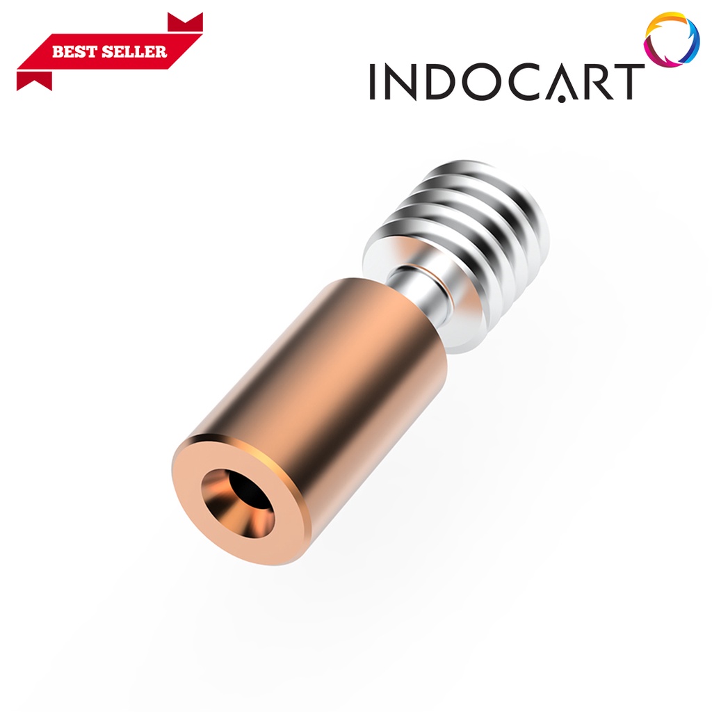 INDOCART Heat Throat HeatBreak Bi Metal 3D Printer Copper Titanium