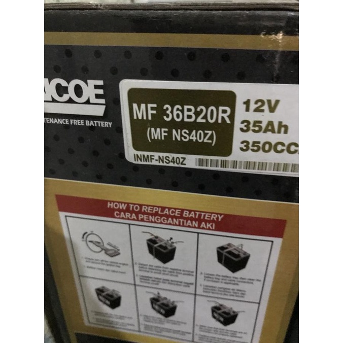 incoe ns40z aki mobil Accu kering