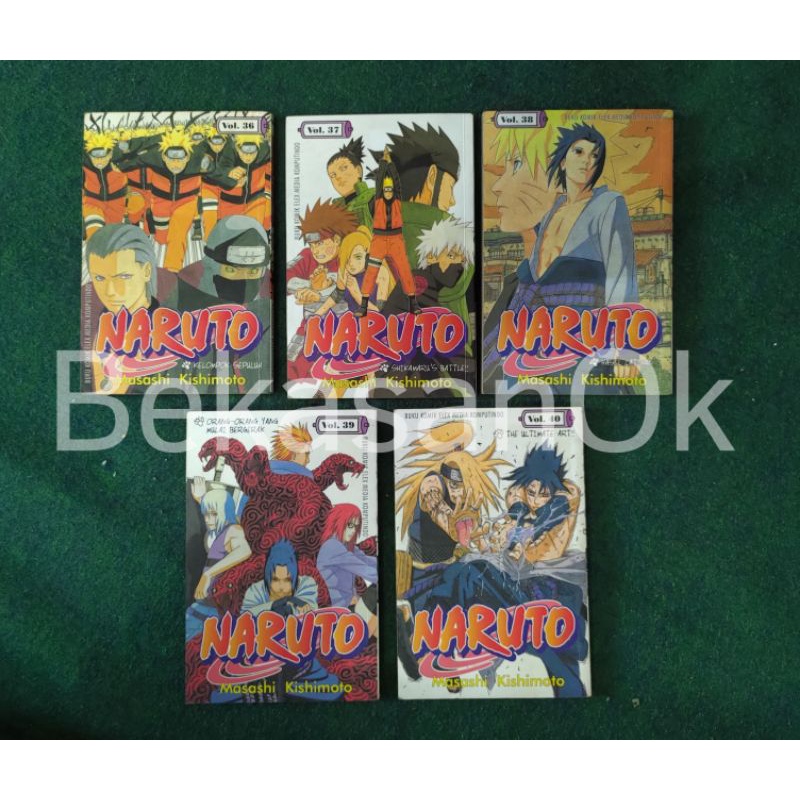 KOMIK NARUTO SET VOL 36-45