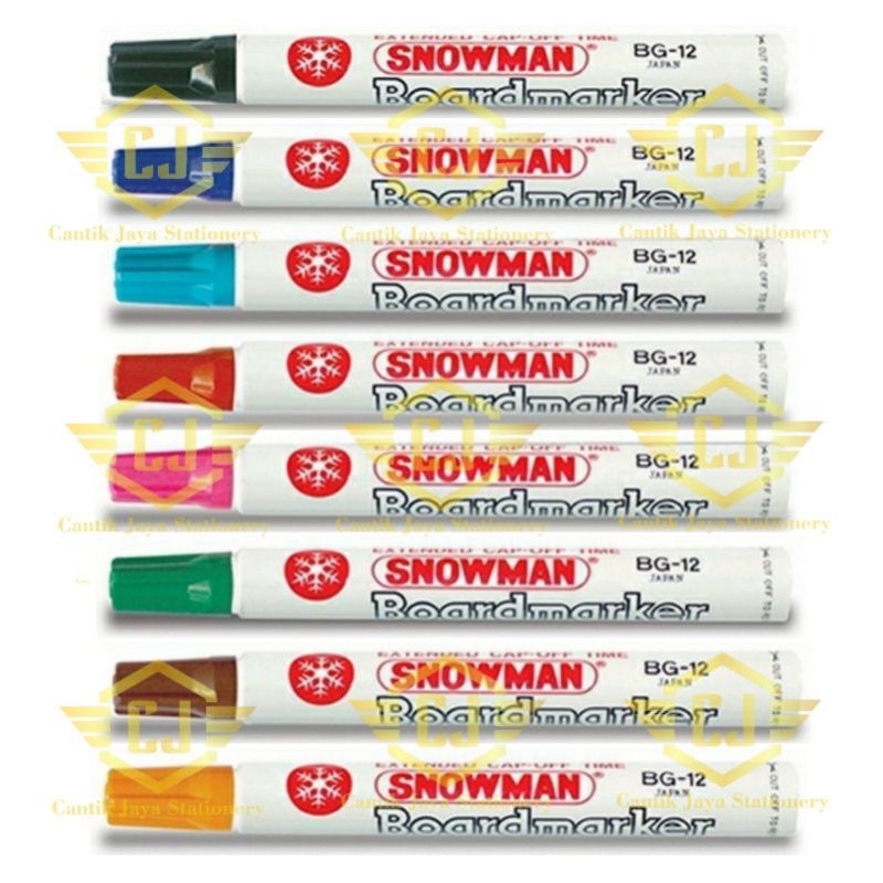 

Spidol SNOWMAN Whiteboard Marker BG-12