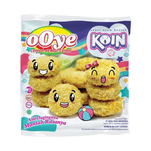 

OOYE NAGET AYAM KOIN 500 GR