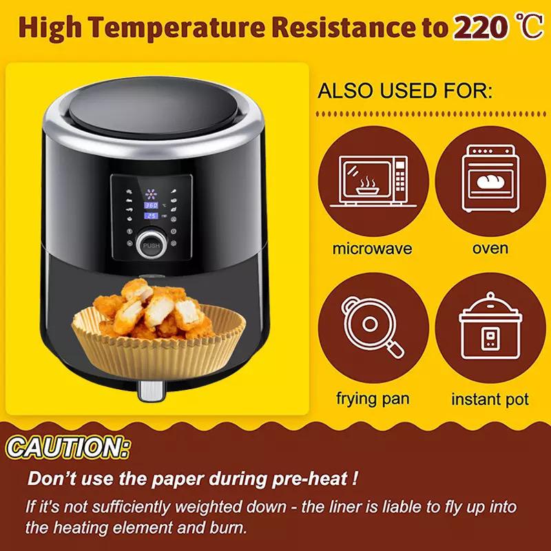 kertas paper air fryer parchment anti lengket oil proof tahan minyak / airfryer kitchen cookers steamer