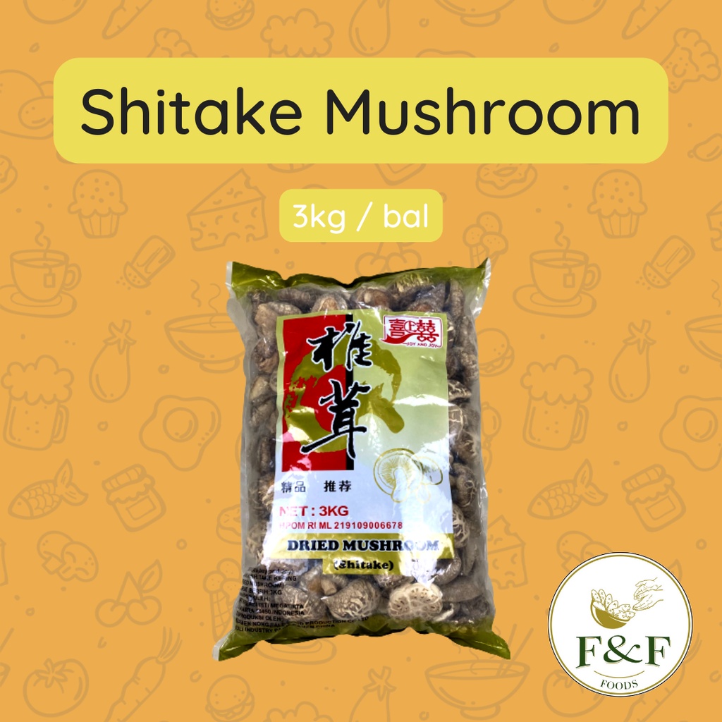 

Dried Shitake Mushroom 3kg - Jamur Shitake Kering - Shitake Import - Shitake - Jamur Kering - Makanan Kering - Jamur Joy & Joy