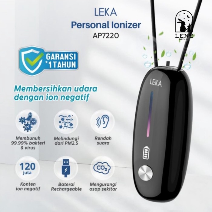 PROMO LEKA AP7220 Personal Ionizer - Portable Kalung Ion Negatif Purifier