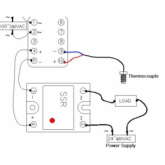 PID Rex C100 Rex-C100 Temperatur Temperature Controller Output SSR