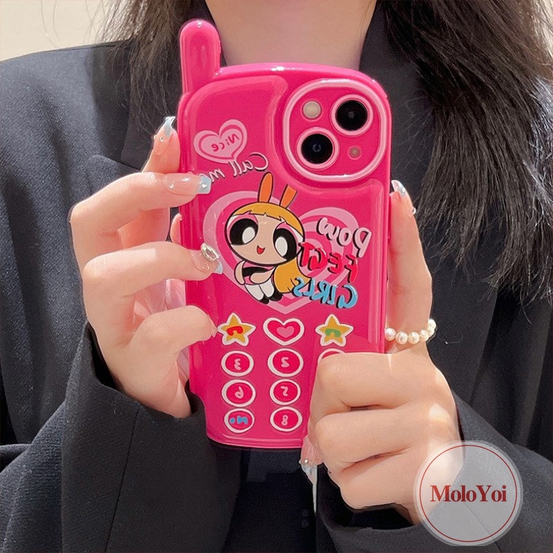 Soft Case Desain Kartun Girls Heart Untuk iPhone 14 11 12 13 Pro MAX XR 14 7 8 Plus X XS MAX