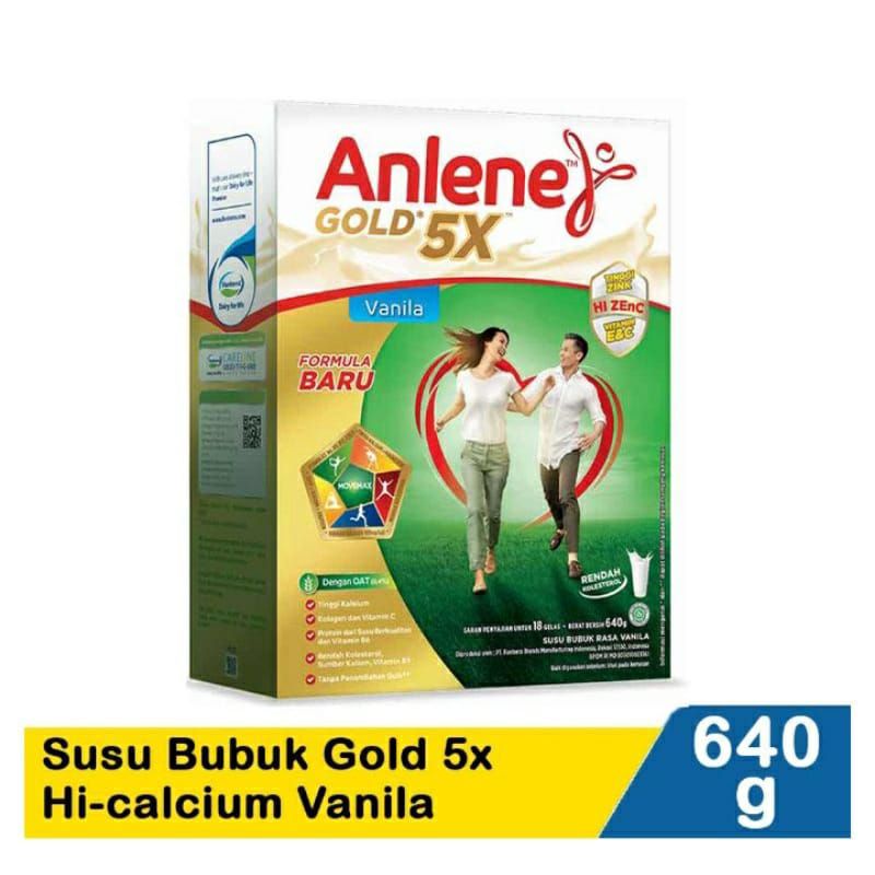 

Anlene Gold 5X Vanilla 640 gram