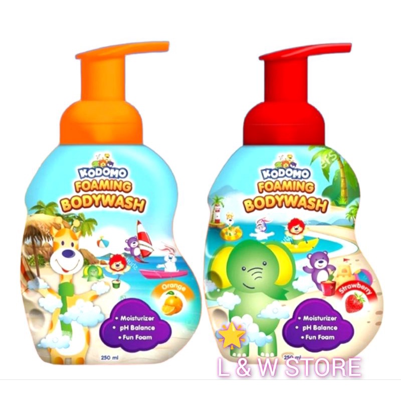 Kodomo Foaming Body Wash 250ml