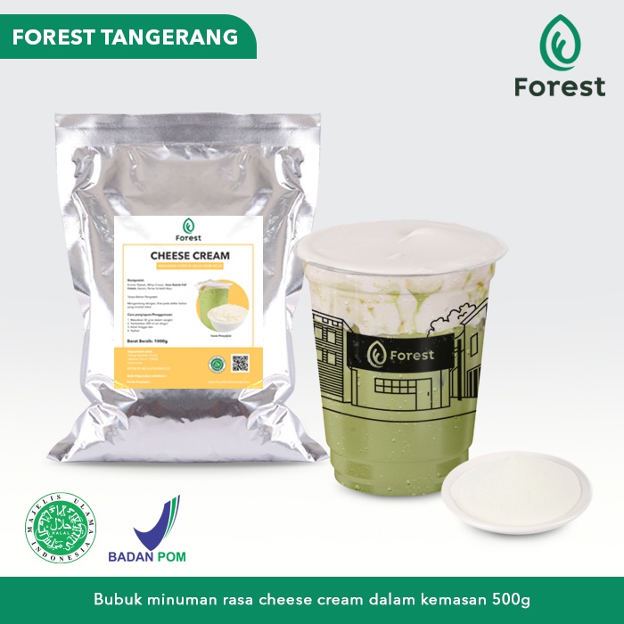 

Bubuk Topping Cheese Cream Powder 500gr - FOREST Beverage Tangerang