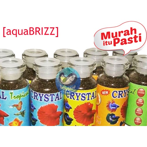 PELET CRYSTAL makanan pakan ikan cupang hias crystal cristal murah