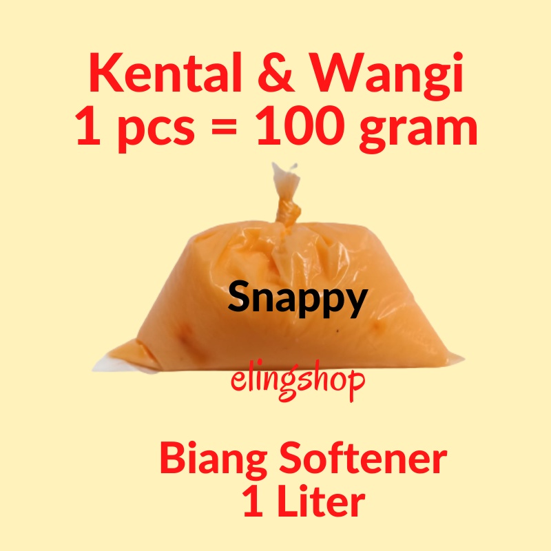 Biang Softener Laundry Pewangi Pelembut Pakaian Wangi Tahan Lama Snappy 1 Liter