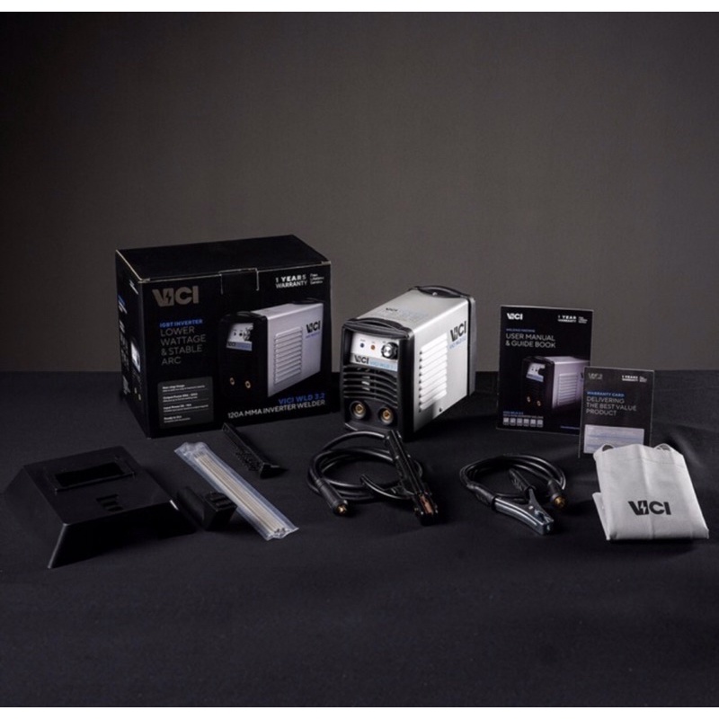 Mesin las vici 900w 120a inverter WLD 3.2 baru garansi 1th promo