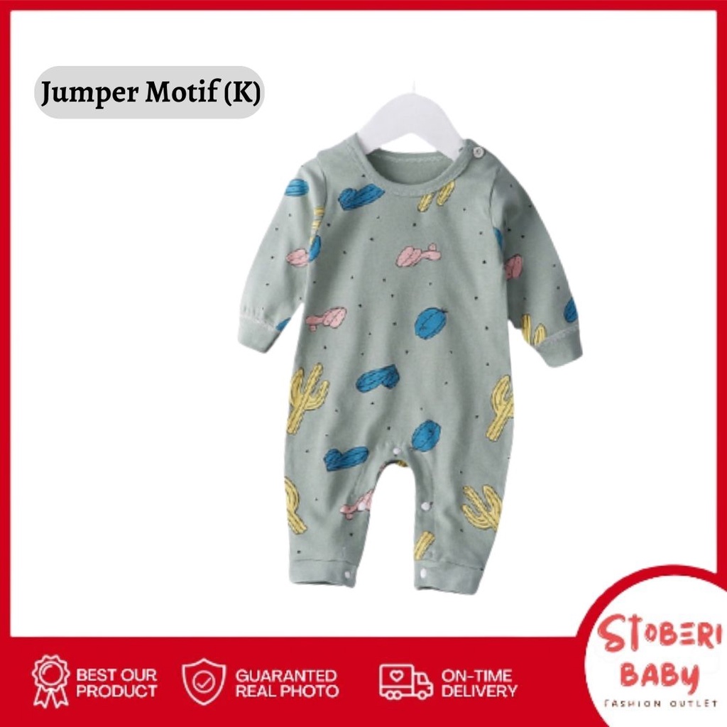 stoberi baby - JUMPER BAYI PANJANG IMPORT 0-6 bulan / romper bayi baju bayi jumper lucu bayi 100% import A2