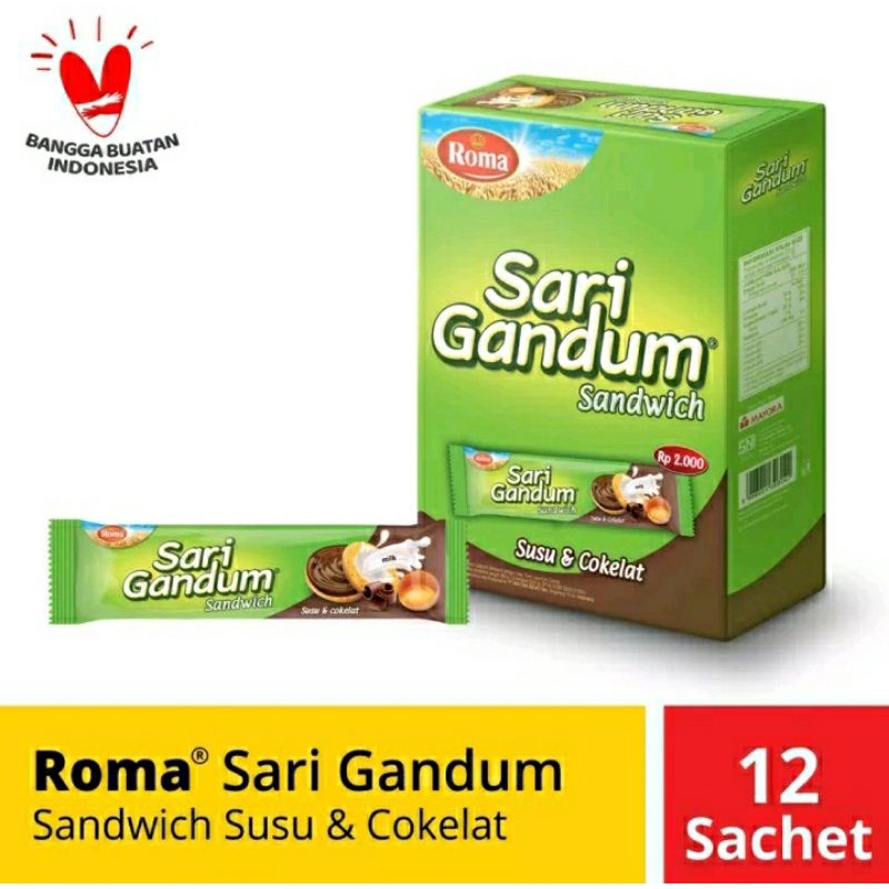 

Roma Sari Gandum 12 pcs