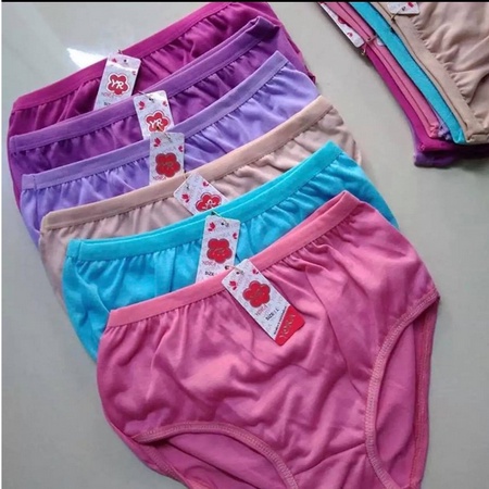 CD Celana dalam Wanita Dewasa | Undies Dalaman Polos Promo Murah 12 Pcs | Size M-L-XL-XXL Paket Usaha Reseller