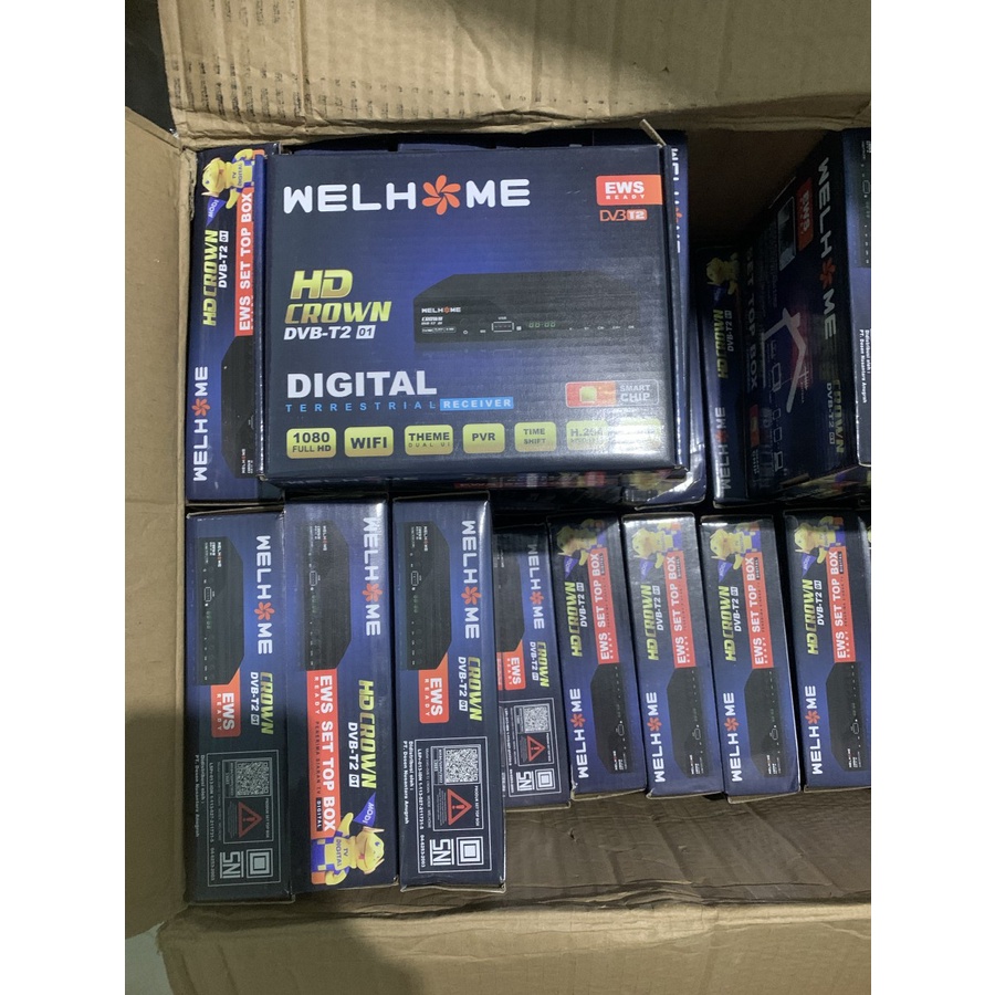 Set Top Box TV Digital DVB T2 EWS Wellhome TV Analog Ke Digital Jernih