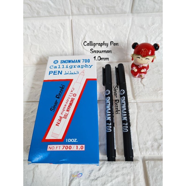 

1 buah!! Pena kaligrafi 1.0mm/2.0mm/calligraphy pen snowman 1.0mm 2.0mm 3.0mm/pulpen kaligrafi snowman