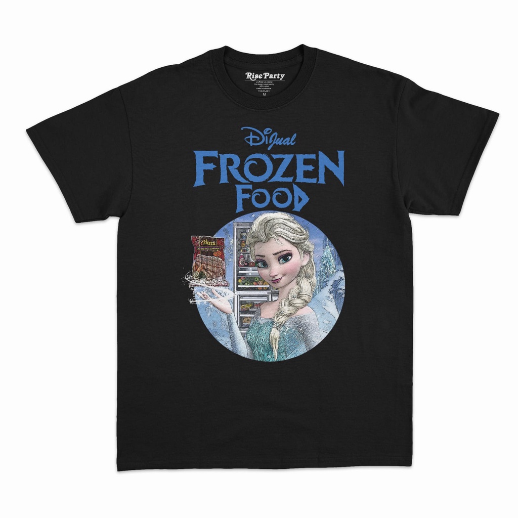 T-SHIRT PARODI FROZEN INTO FROZZEN FOOD BY RISE PARTY | FREE STICKER