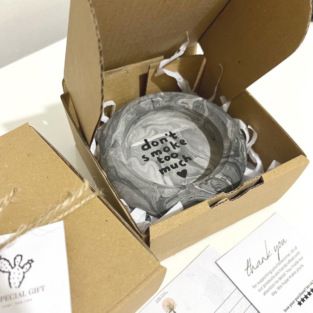 PRODUK- ASBAK KOREK ROKOK AESTHETIC AESTETIK UNIK BALI MARBLE SOUVENIR PERNIKAHAN GROSIRAN KADO COWO