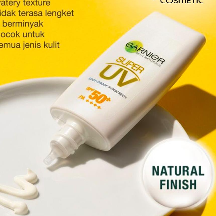 Image of  BELIA  Garnier Light Super UV Spot proof Sunscreen SPF 50 Skin Care 30 ml Matte | Natural Finish #7