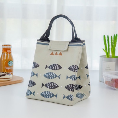 Tas Bekal Motif Karakter Fish Lunch Bag A-29