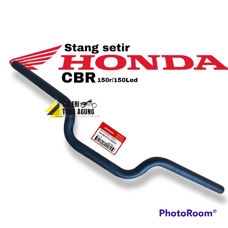 stang stir setir honda CBR 150 CBR150 led cb 150 r led pendek pcx HITAM AHM 100% ORI