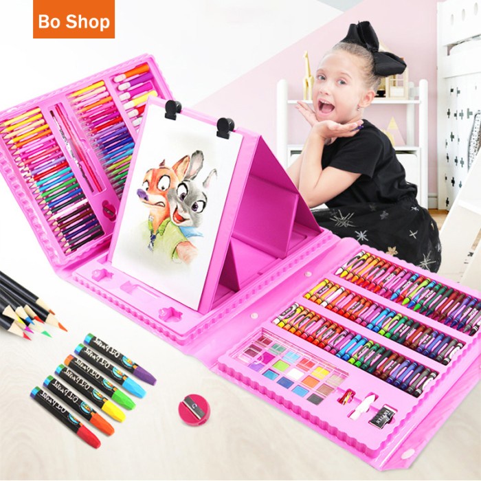 

Crayon Set Crayon Mewarnai - 208 Warna - Pensil Krayon Hadiah Anak