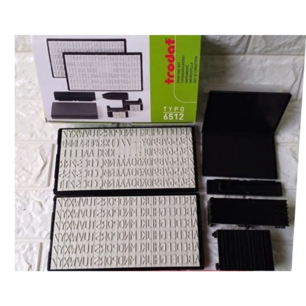 

Promo tools n parts Trodat stempel typo printing set 6512 26SZ2 Berkualitas