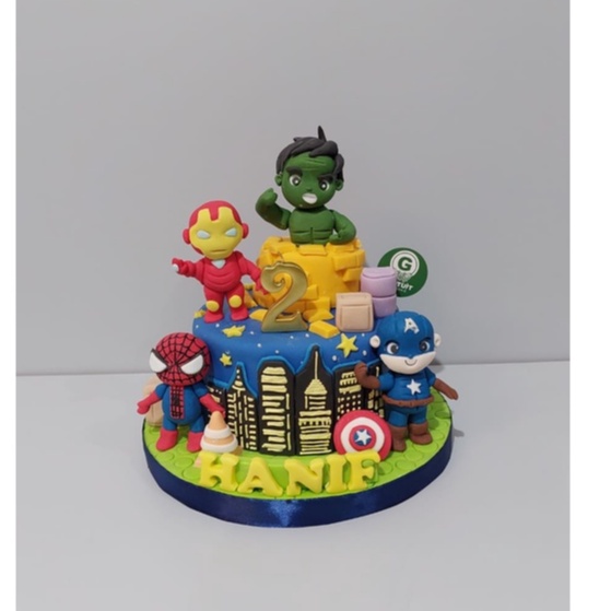 Jual KUE ULANG TAHUN TEMA THE AVENGERS SUPERHERO | Shopee Indonesia