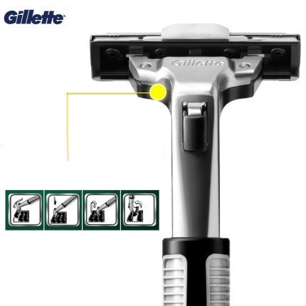 Gillette Vector/Gillette Vector Inovatif Untuk Pengalaman Cukur Halus/Alat Cukur Pria Retro